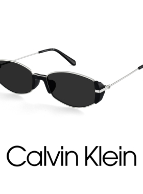 ck墨镜女复古显脸小防晒防紫外线眼镜高级感太阳镜男CKJ25214SLB