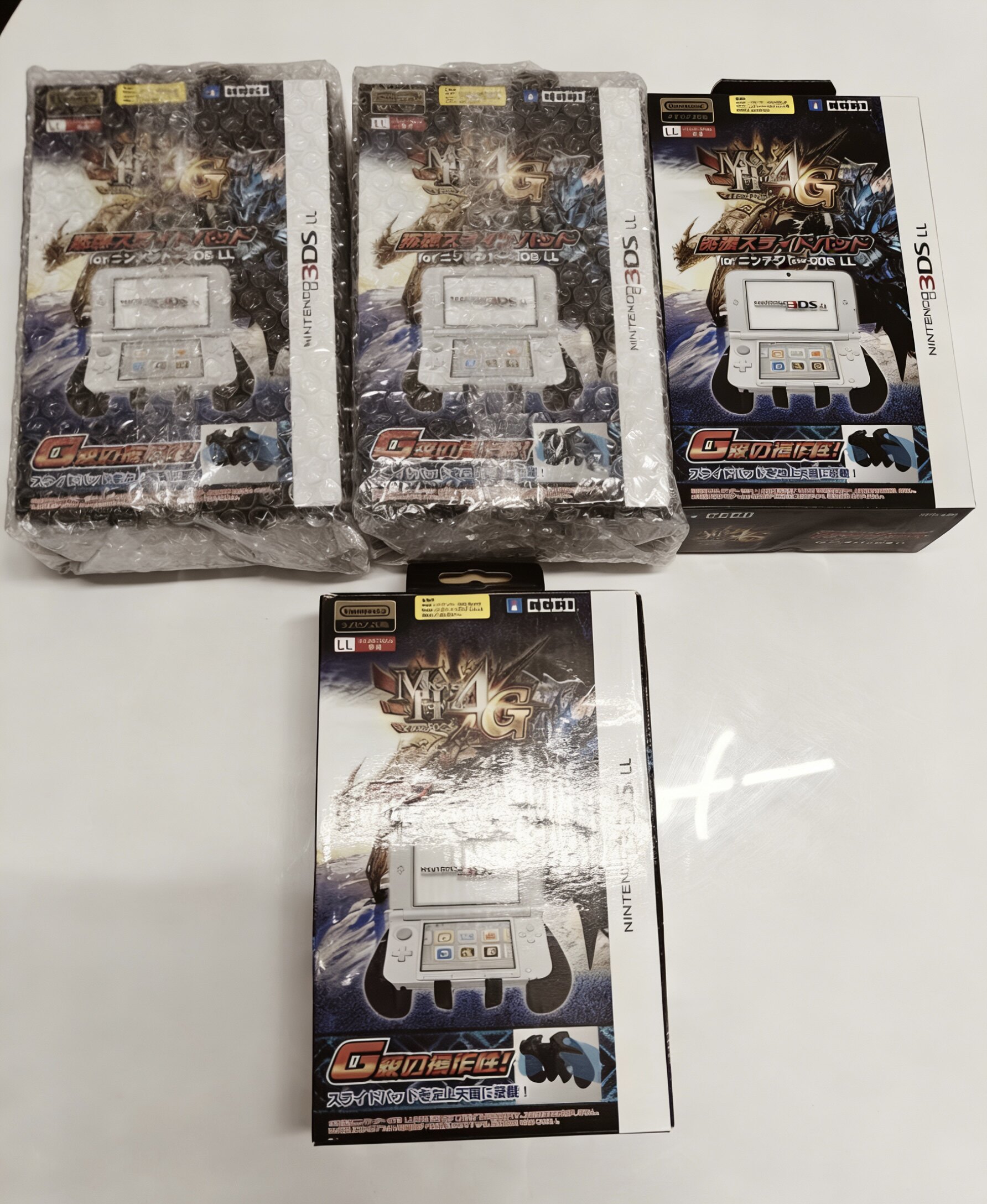 HORI原装3DSLL怪物猎人4G扩展滑动手柄 老大三右摇杆假肢