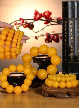 黄色手串男女款单圈时尚手链百搭日常佩戴