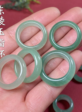 保真假一罚三东陵玉扳指简约戒圈