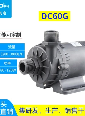 DC60G中型喷泉泵太阳能泵潜水喷泉泵循环泵调速泵缺水保护