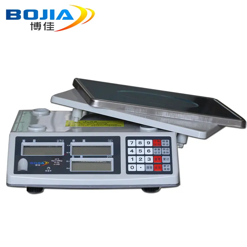 电子计数秤3kg/6kg/15kg30kg电子称台秤工业秤计价秤0.1g博佳
