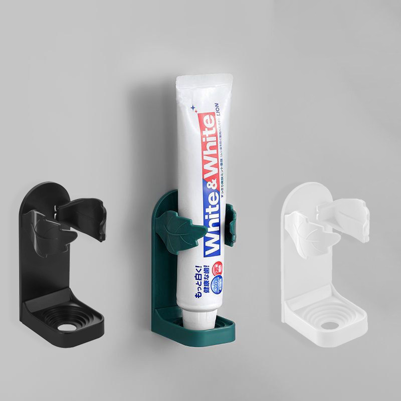 牙膏置物架卫生间免打孔壁挂式放牙刷收纳上墙神器浴室剃须刀架子