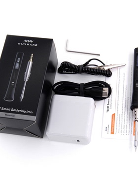 TS80P智能电烙铁9V12VQC3.0PD2.0供电快热OLED显示开源