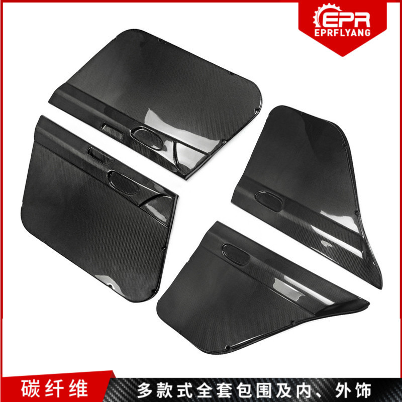 日本Civic思域 FD2 碳纤维内门板改装 4门版 前后内门替换式面板