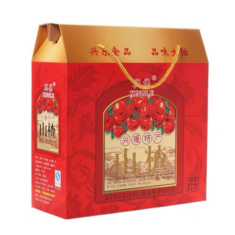 承德特产精选果丹皮兴隆县中国山楂原产地5斤礼盒装送礼更有面