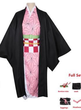 Anime Demon Slayer Kimetsu no Yaiba Cosplay Costume Nezuko K