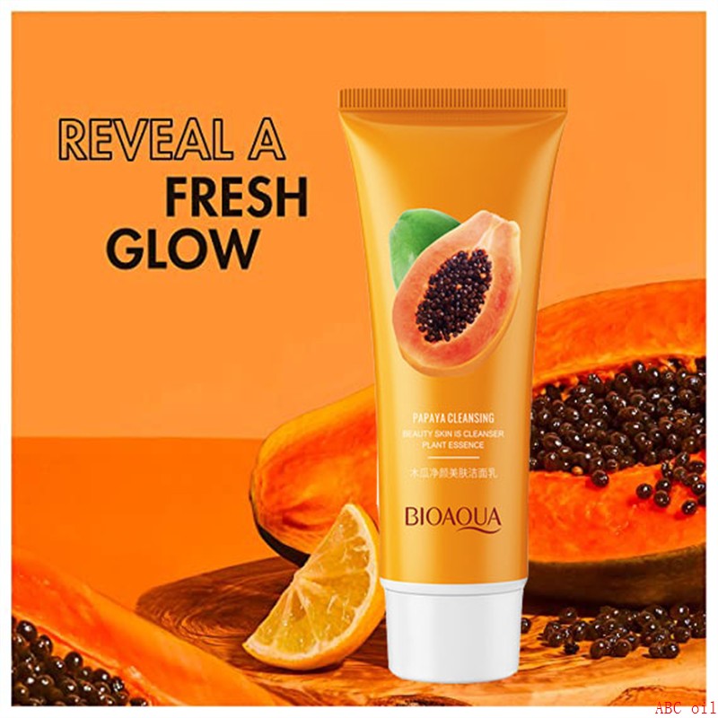 papaya cleanser face wash Dull Uneven Skin Tone木瓜洗面奶乳