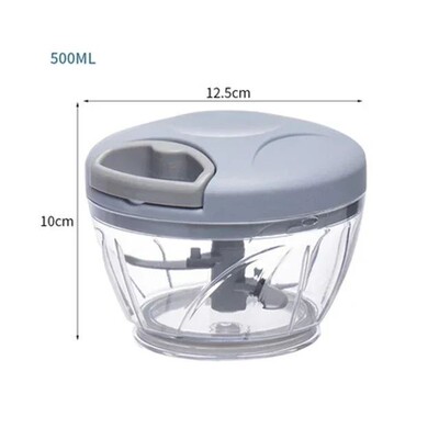 500/900ML Garlic Chopper Manual Garlic Press Food Vegetables