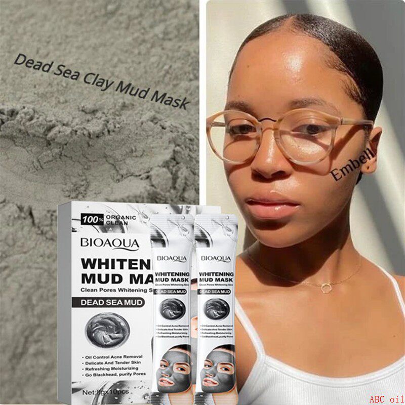 Dead Sea Mud Whitening Mask Blackhead acne死海泥涂抹面膜清洁