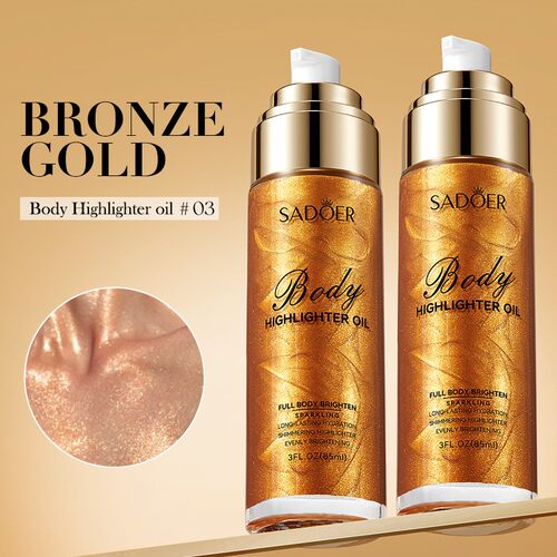 Body High Gloss Oil Brightens, Moisturizes And Tenderizes