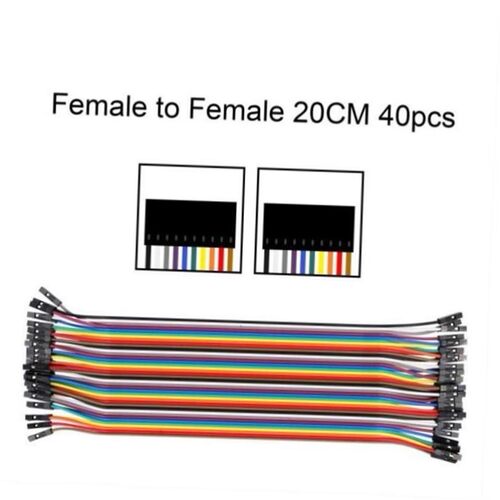 40pcs 1p-1p female to male Jumper Wire Dupont Cable Line