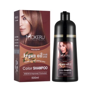 500ml Black Dyed Shampoo Black Hair Dye Herbal Ingredients