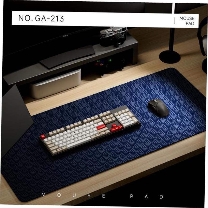 leather computer desk mat large mouse pad black writing ta