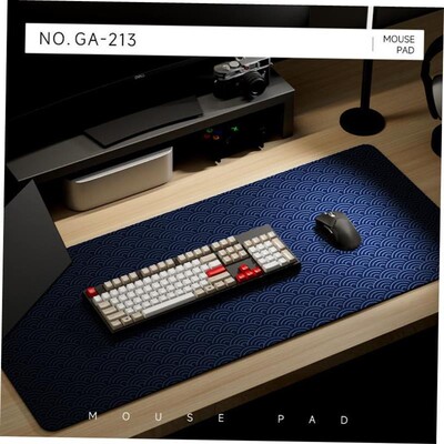 leather computer desk mat large mouse pad black writing ta