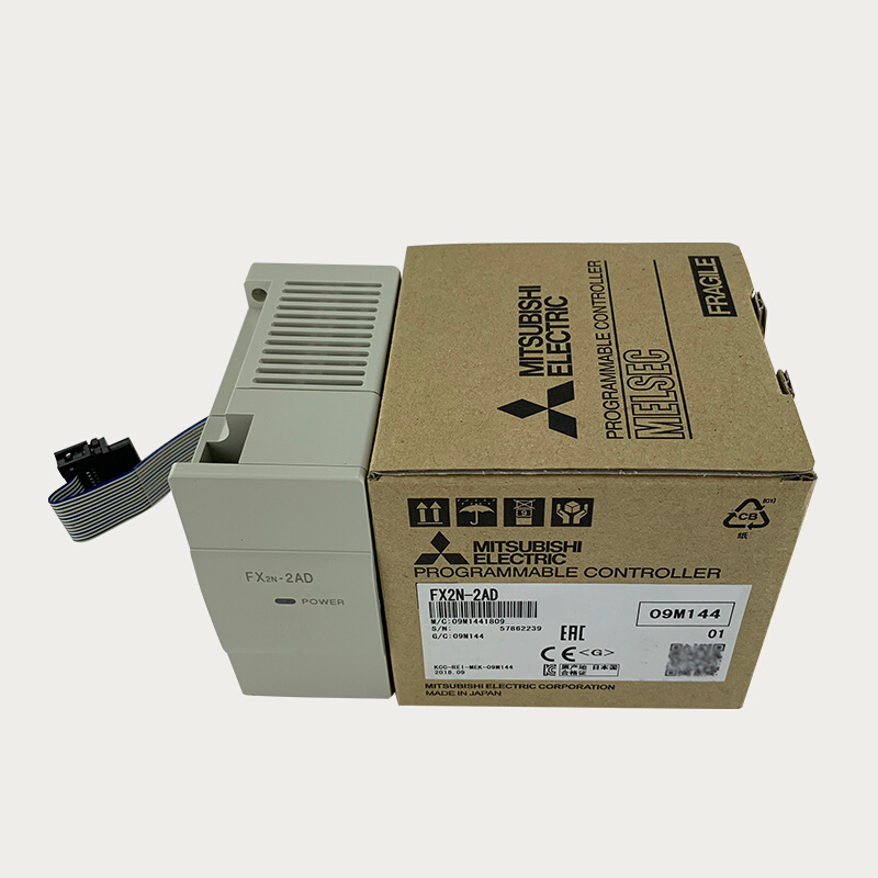 原装三菱PLC模块FX2N-2AD 8AD 4DA 5A 4AD-TC/PT 1PG ON-3A 32CCL