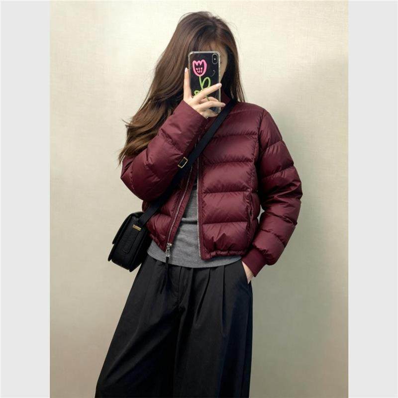 现货！酒红色轻薄排骨羽绒服棉服女短款小个子巨好看新年冬装外套,女装/女士精品,大码羽绒服,淘宝优惠券,粉丝福利购,淘宝优惠卷
