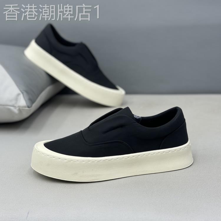 欧美『设计风』匠心打造~一眼就爱上!简约厚底套脚舒适休闲板鞋男