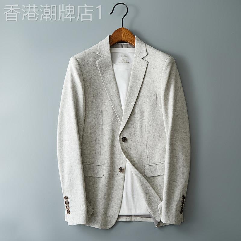 UASK高级感休闲西装外套男春秋薄款高档商务正装单西男士夏天西服