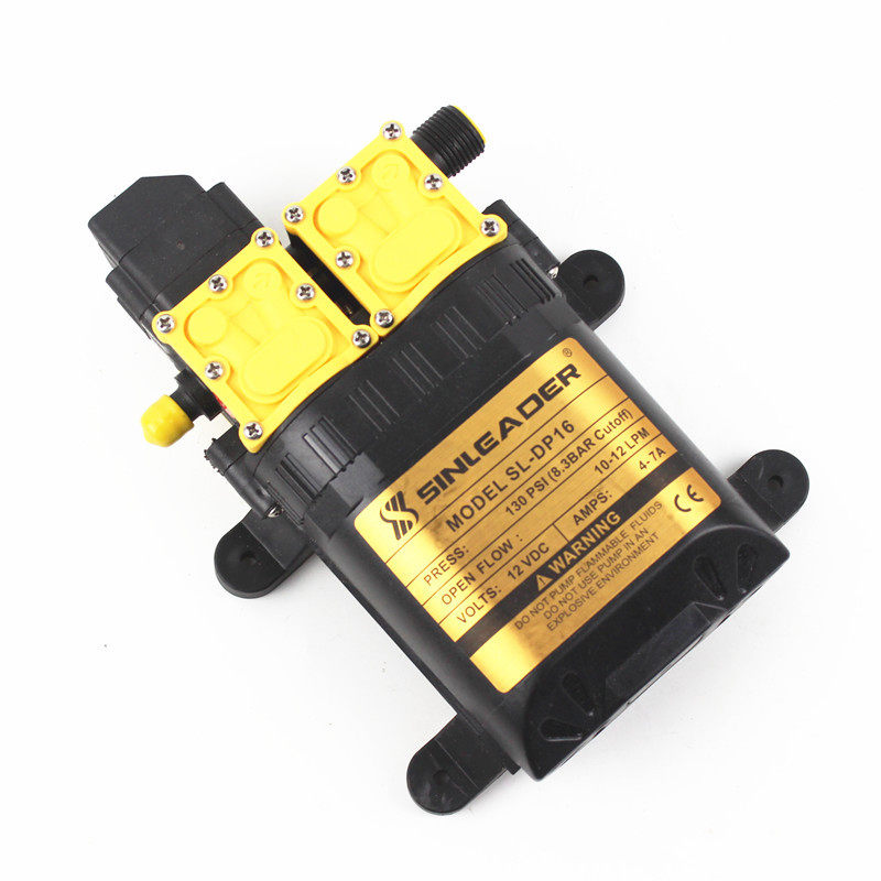 台州信利达12v双核动力水泵 农用电动喷雾器双泵高压回流不停机