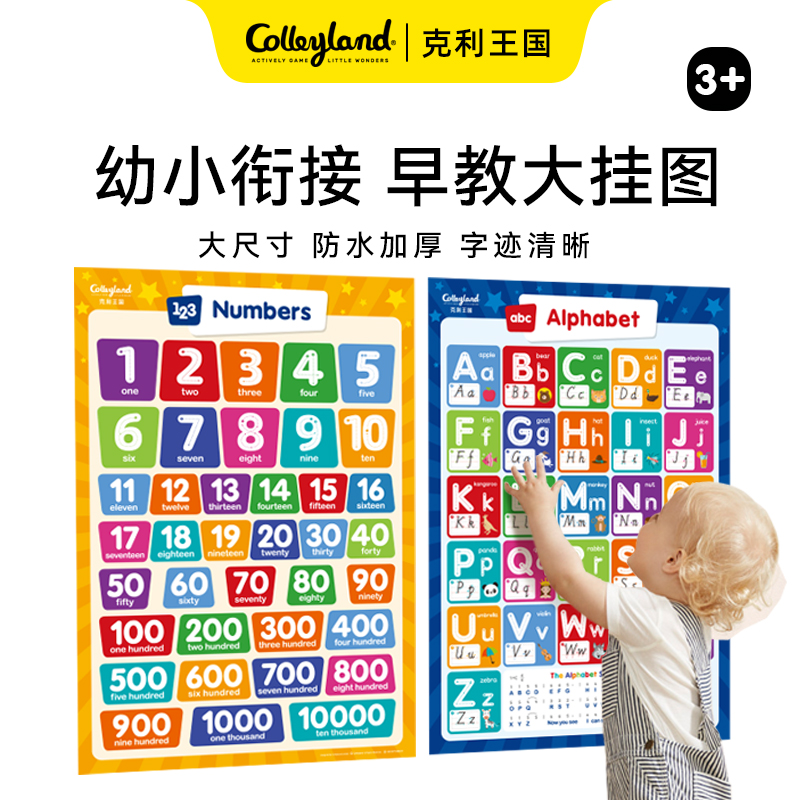 早教挂图数字拼音音节字母拼读