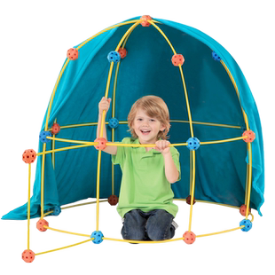 克利王国堡垒大师大型城堡搭建积木构建棍子帐篷男孩益智玩具