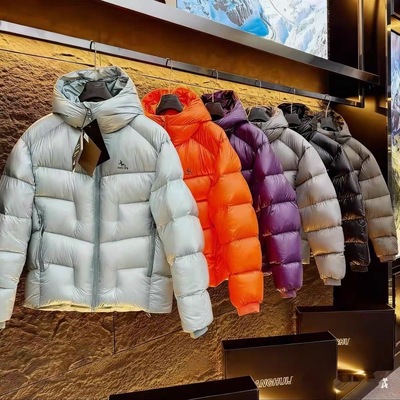 雪山连帽羽绒服男款防风保暖户外徒步高海拔攀登外套800蓬松鸭绒