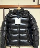 欧洲站蒙M家2025秋冬季 加厚外套 玛雅情侣男装 新款 羽绒服女士短款