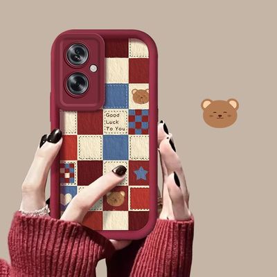 砂硅包熊手小子网摔卡通手机壳