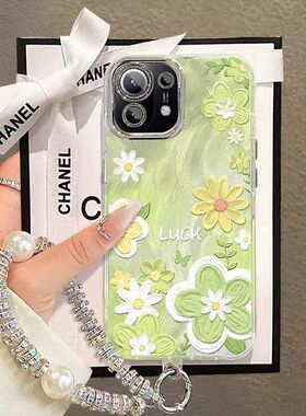 小米11pro手机壳M2102J2SC小清新ml11保护套5g镜头全包防摔m2011k2c个性创意小米十一青春版可爱mi11lite女款