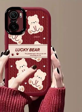 红米k40pro手机壳M2012K11C软redmik40保护套5g镜头全包防摔M2012K11AC个性创意小米k40s卡通22021211rc女款