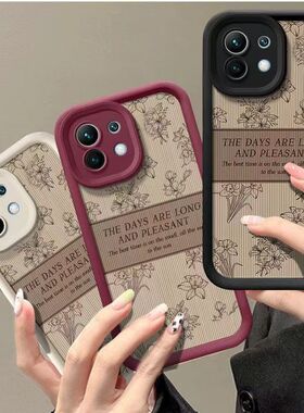 小米11pro手机壳M2102J2SC软硅胶ml11保护套5g镜头全包防摔m2011k2c个性创意小米十一青春版网红mi11lite女款