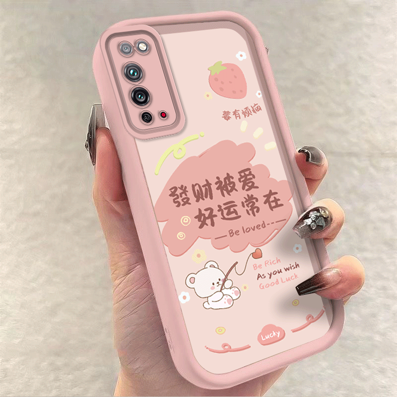 荣耀X10手机壳发财被爱女