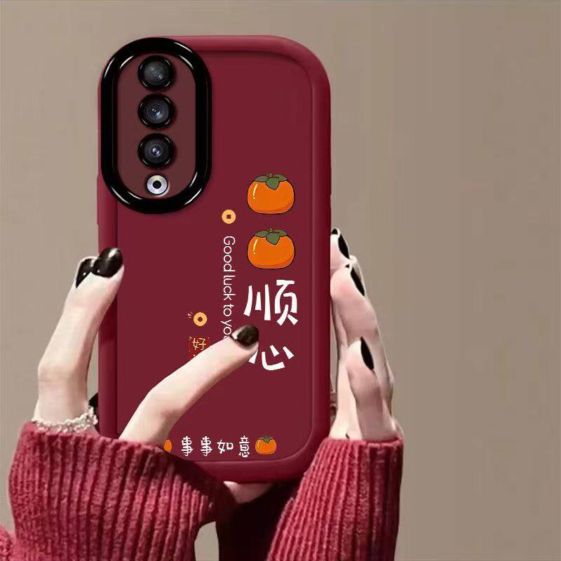 适用华为荣耀90pro手机壳文字rep一anoo软硅胶honor90保护套5g镜头全包防摔rea-an00个性创意荣誉90gt女新款