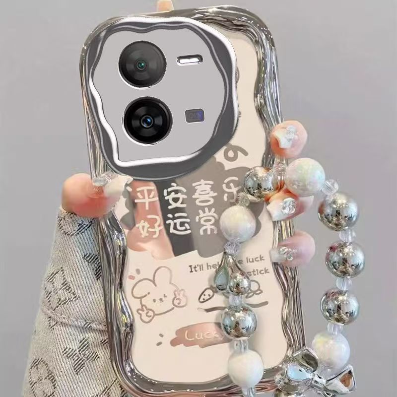vivo iqooz8手机壳电镀V2314A软硅胶iqz8x保护套5g镜头全包qiooz8防摔lqooz8x个性创意v2312a卡通iq00z8女款