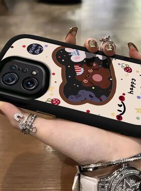 oppo findx5手机壳pffm10软硅胶opfindx5pro保护套5g镜头全包防摔pfem10个性创意flndx5卡通可爱findx5p女款