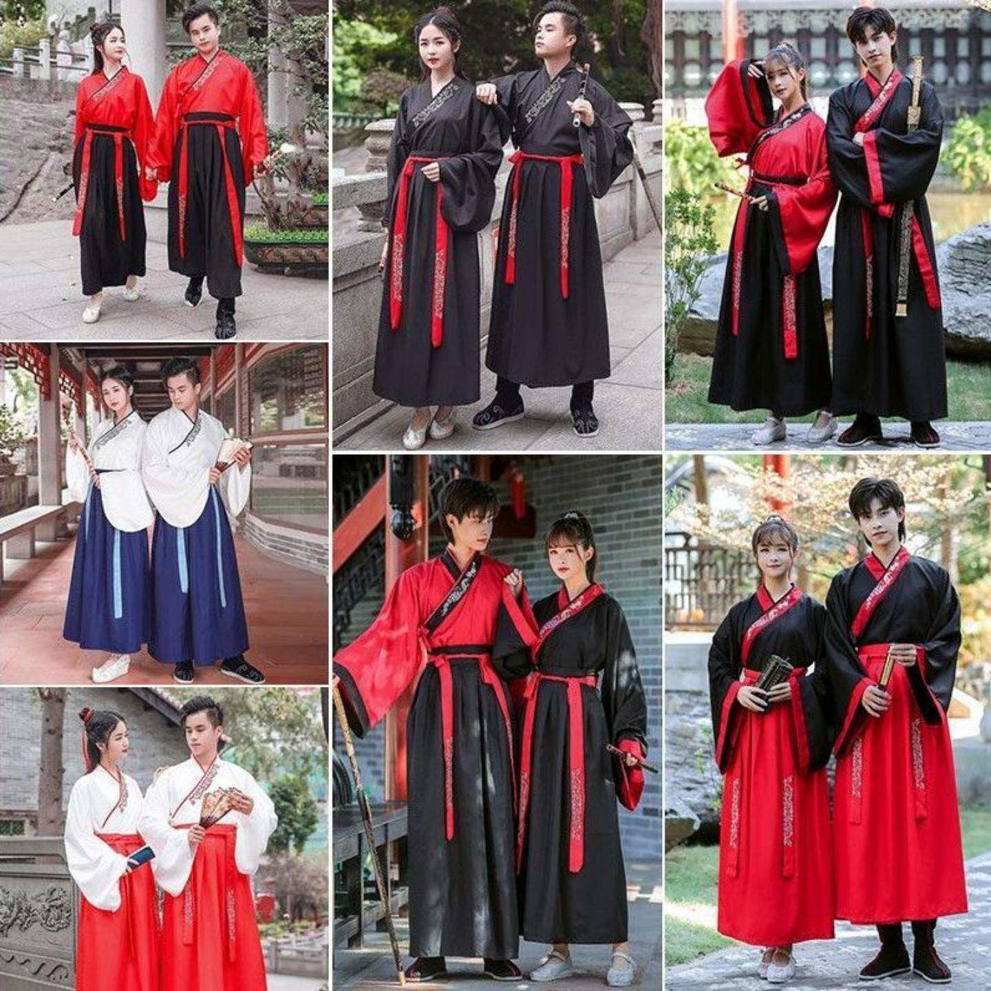 汉服女汉元素中国风日常改良