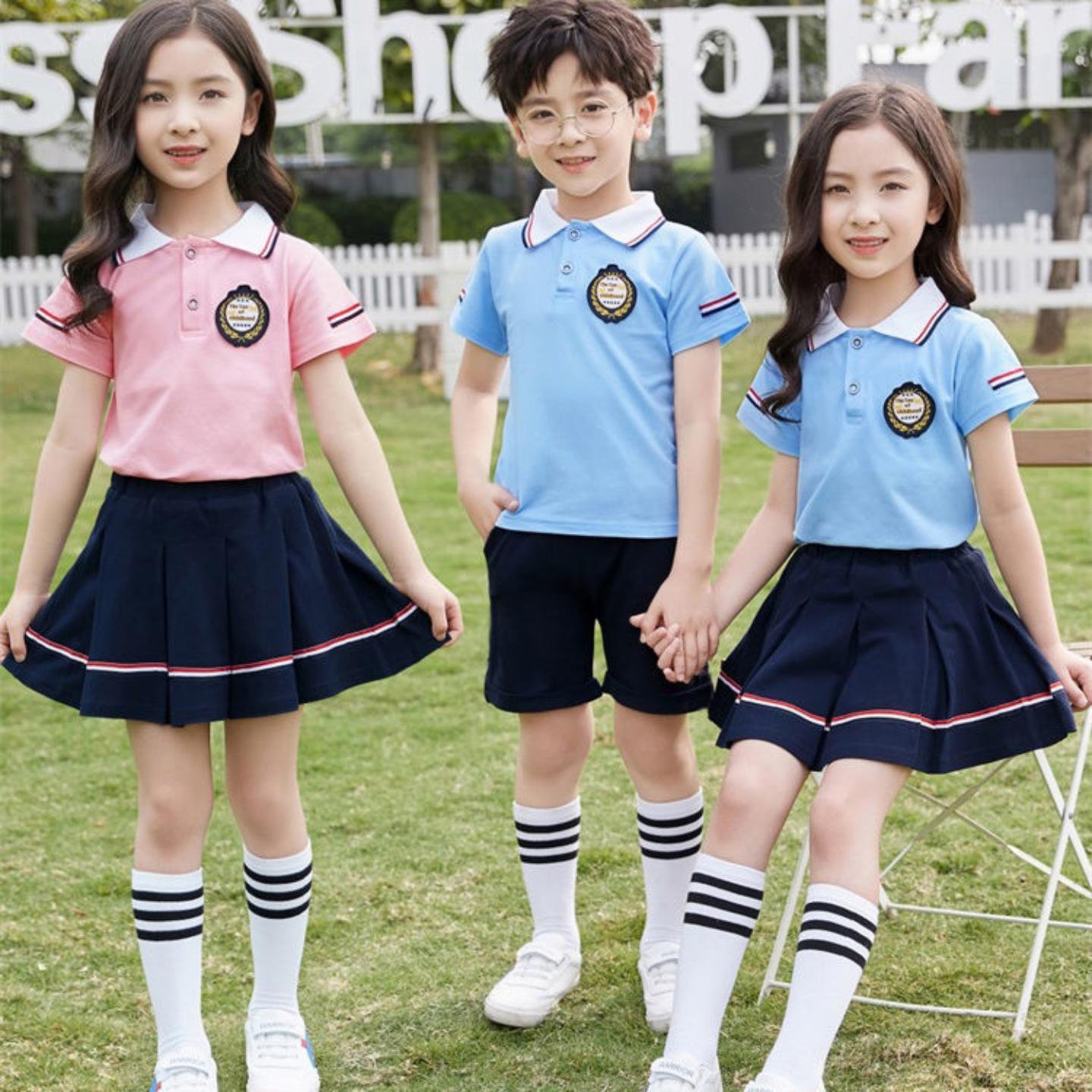 夏装小学生校服幼儿园夏季园服