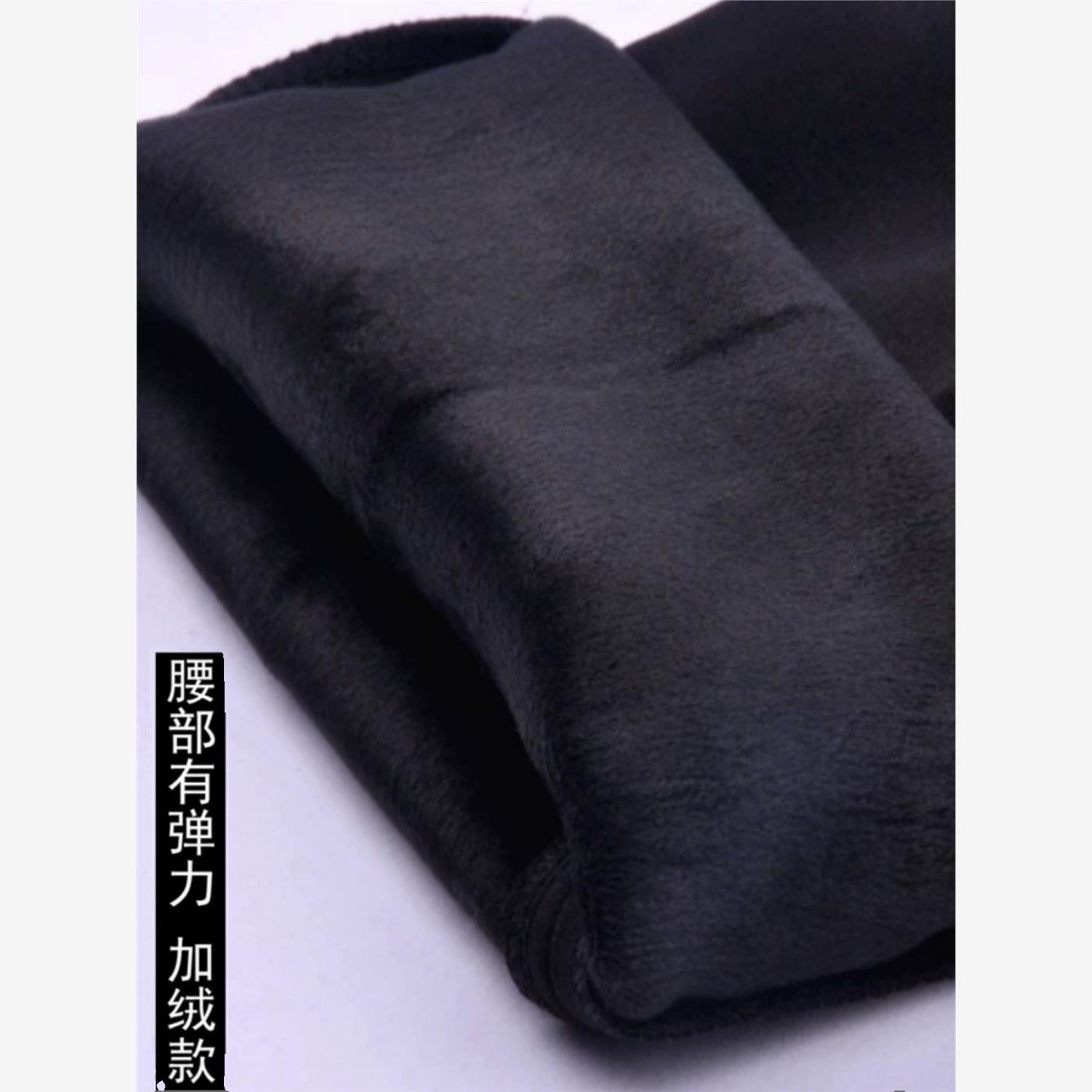 大码西裤女弹力长裤胖mm200斤职业正装工作裤藏蓝薄款西装裤