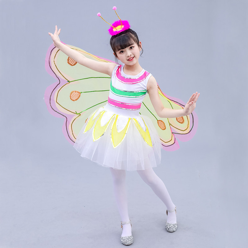 六一儿童蝴蝶演出服幼儿