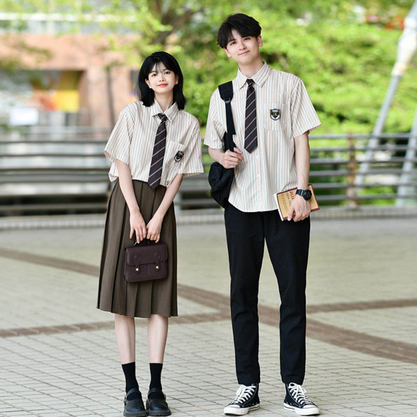 班服英伦学院风高中生夏季套装