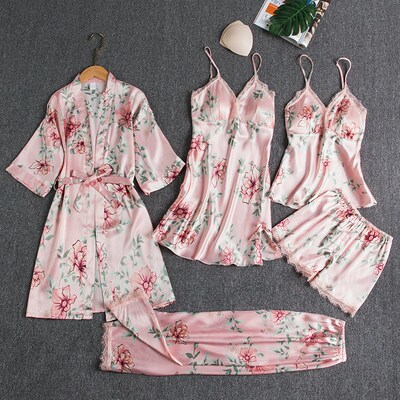 Xia Bingsi pajamas summer loungewear with chest pad