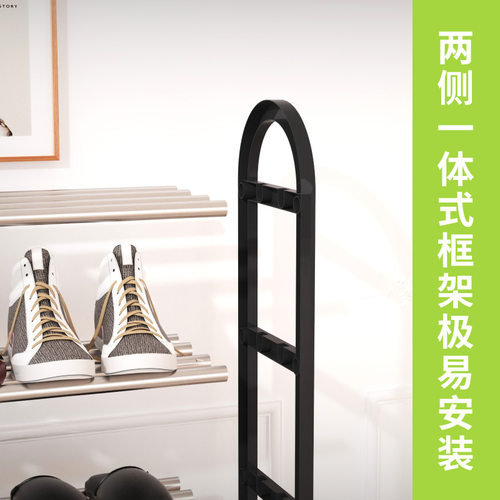 简易鞋架子家用门口金属