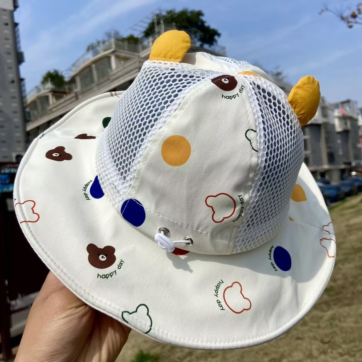 儿童帽子夏天大帽檐防晒