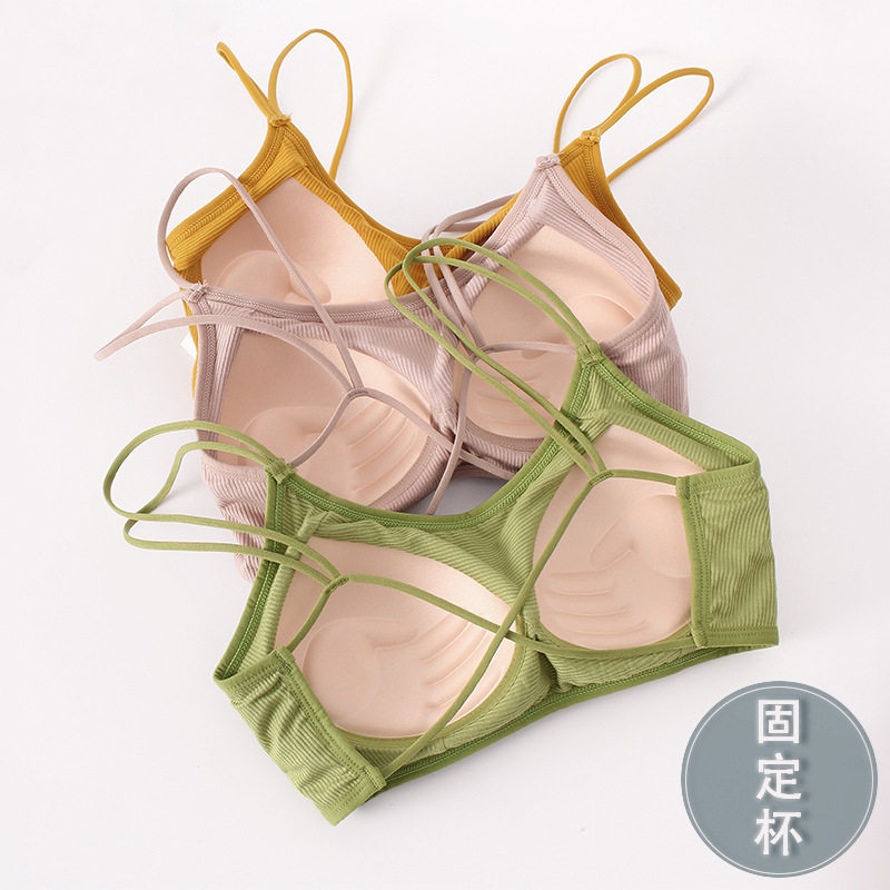 性感美背裹胸露背镂空一