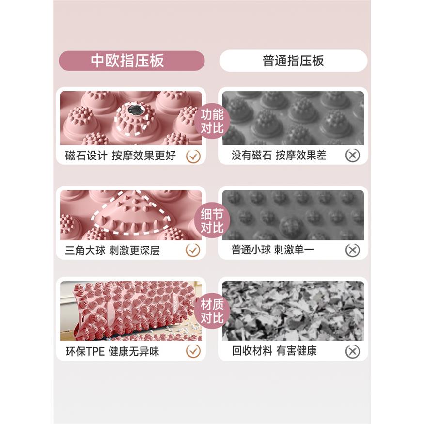 指压板现货足底按摩垫家