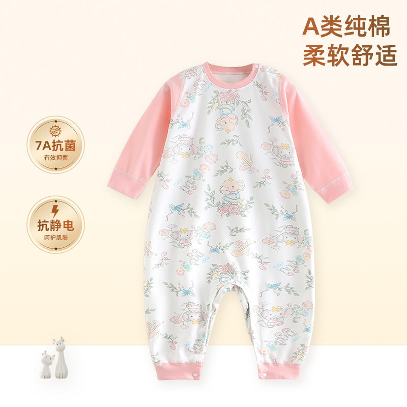 儿童连体睡衣宝宝春秋款