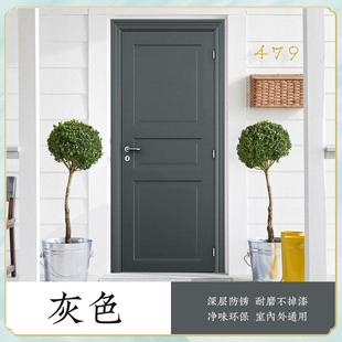 三青防锈漆金属铁栏杆门改造免除锈防腐铁漆铁门翻新改色水性油漆