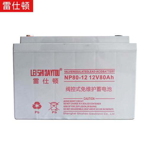 雷仕顿12V直流屏UPS太阳能胶体消防主机应急照明铅酸免维护蓄电池