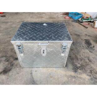 铁工具箱杂物箱不锈镀锌花纹收纳箱周转箱机修铁盒拖拉机吊车铁箱